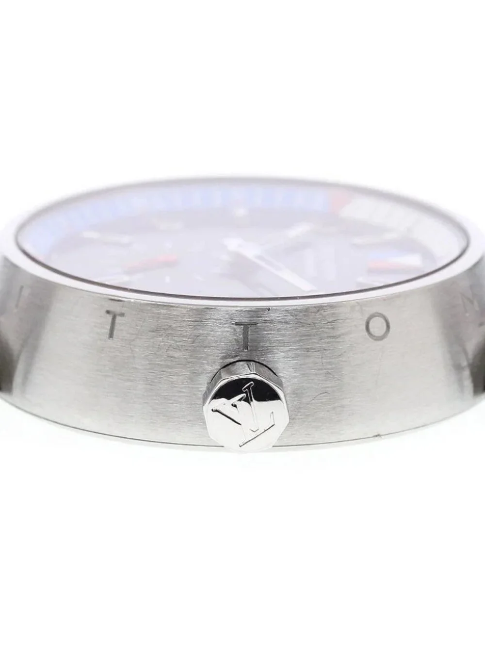 LOUIS VUITTON Tambour V-Line Q1D21 Small seconds Automatic Men's_905767